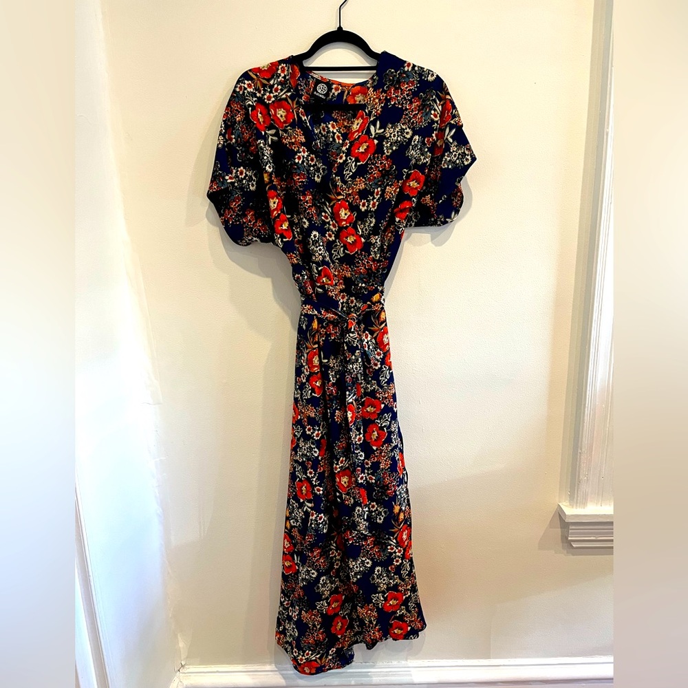 Bobeau Maxi Wrap Dress